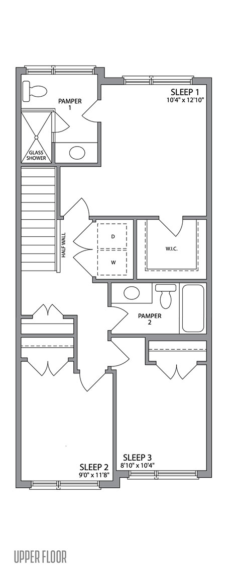 The Spray upper floor plan